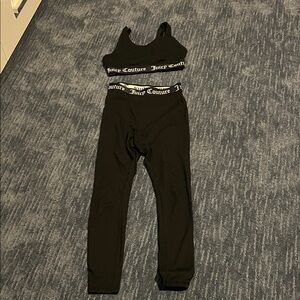 Juicy Couture Black Activewear Set